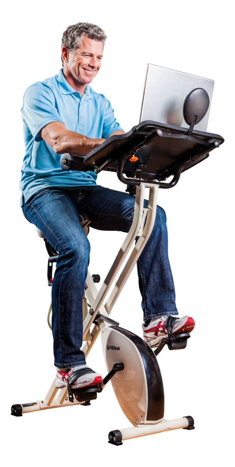 Fitdesk V2 0 Desk Exercise Bike With Massage Bar Review Fit Life